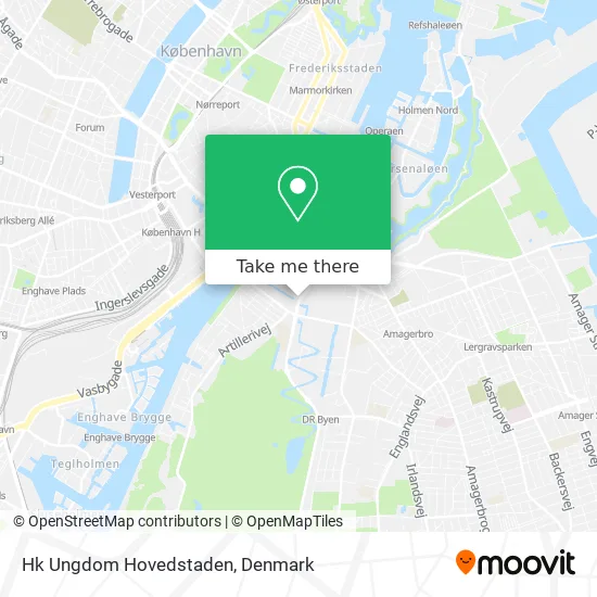 Hk Ungdom Hovedstaden map