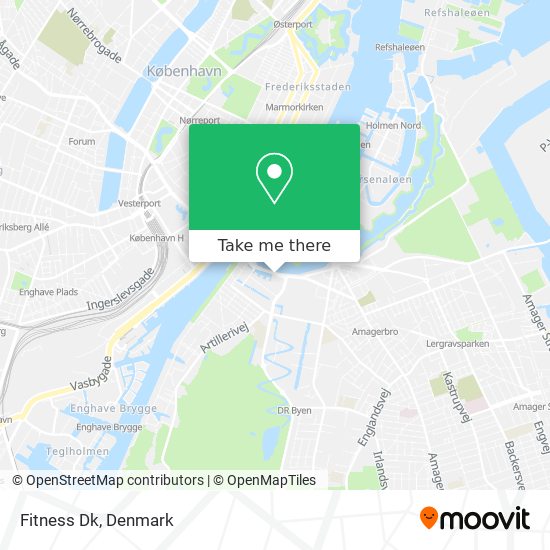 Fitness Dk map