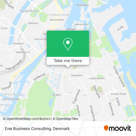 Enø Business Consulting map