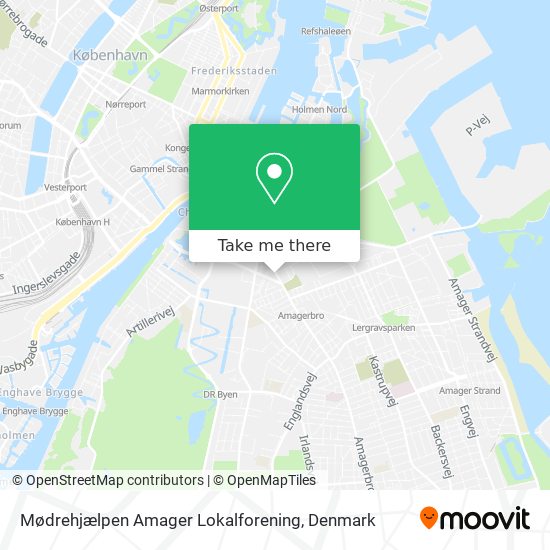 Mødrehjælpen Amager Lokalforening map