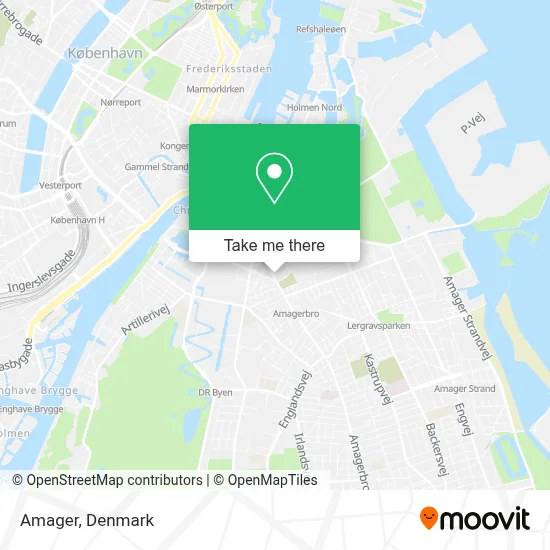 Amager map