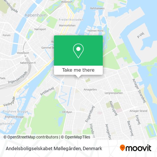 Andelsboligselskabet Møllegården map