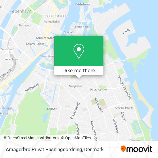 Amagerbro Privat Pasningsordning map