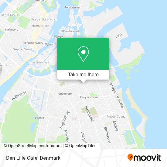 Den Lille Cafe map