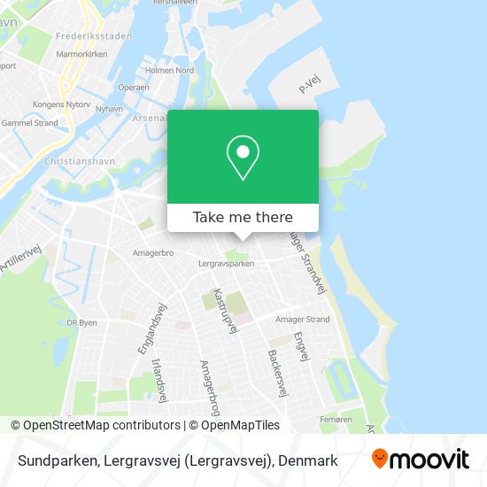 Sundparken, Lergravsvej map