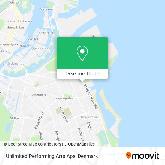 Unlimited Performing Arts Aps map