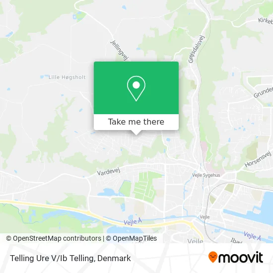 Telling Ure V/Ib Telling map