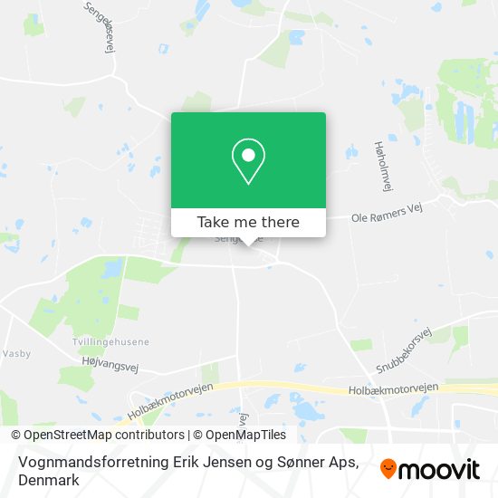 Vognmandsforretning Erik Jensen og Sønner Aps map