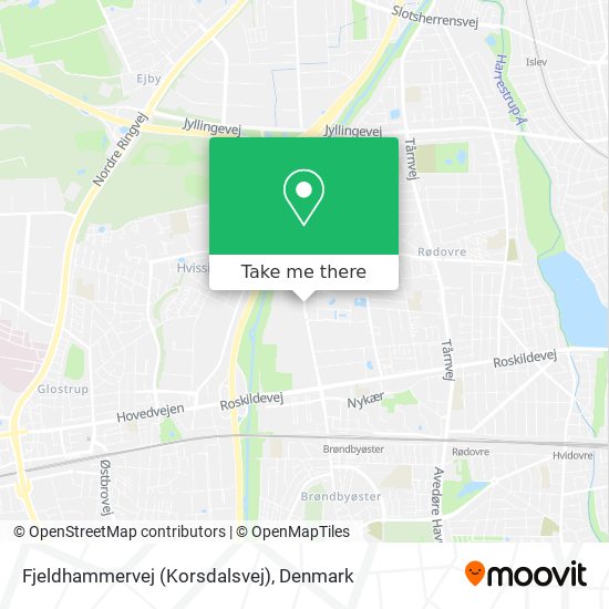 Fjeldhammervej (Korsdalsvej) map
