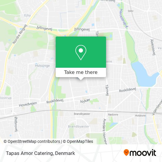 Tapas Amor Catering map