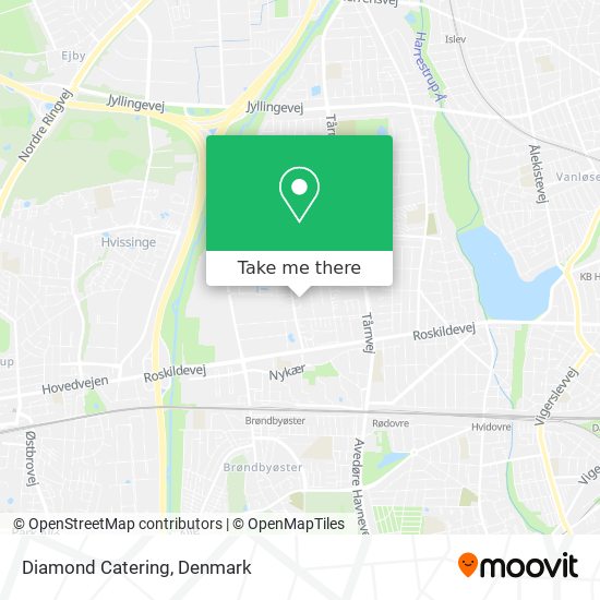 Diamond Catering map