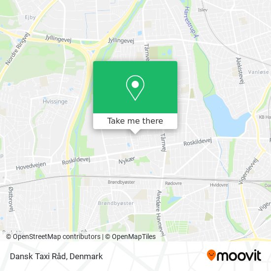 Dansk Taxi Råd map