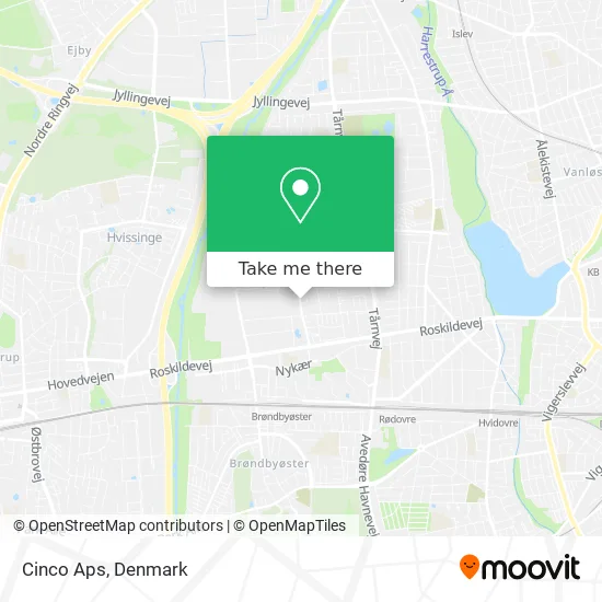 Cinco Aps map