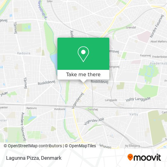 Lagunna Pizza map