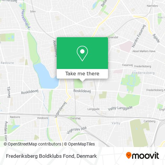 Frederiksberg Boldklubs Fond map