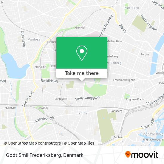 Godt Smil Frederiksberg map