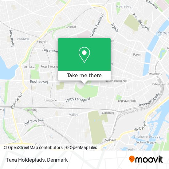 Taxa Holdeplads map