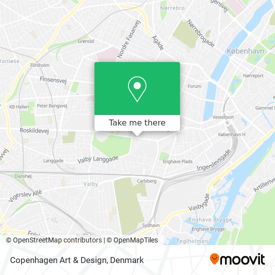 Copenhagen Art & Design map