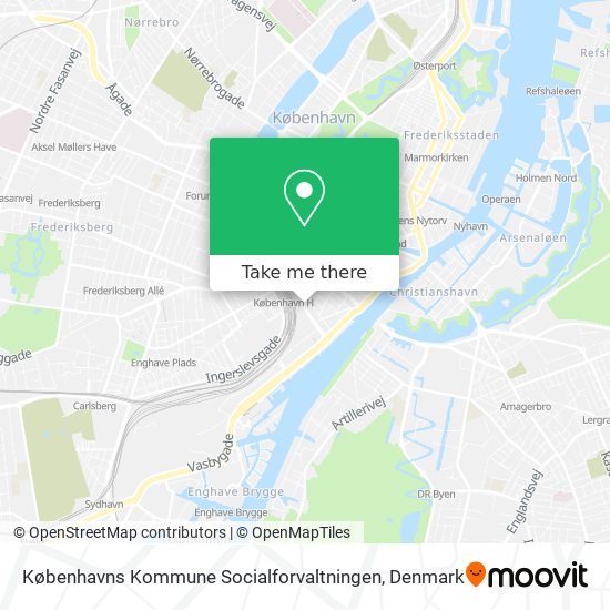 Københavns Kommune Socialforvaltningen map