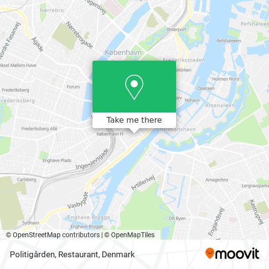 Politigården, Restaurant map