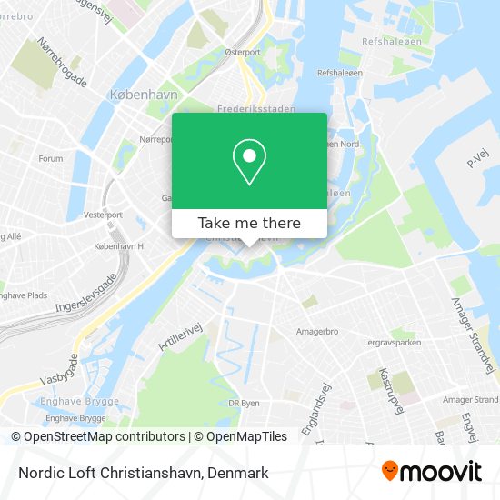 Nordic Loft Christianshavn map