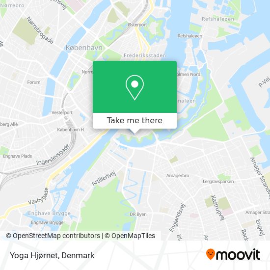 Yoga Hjørnet map