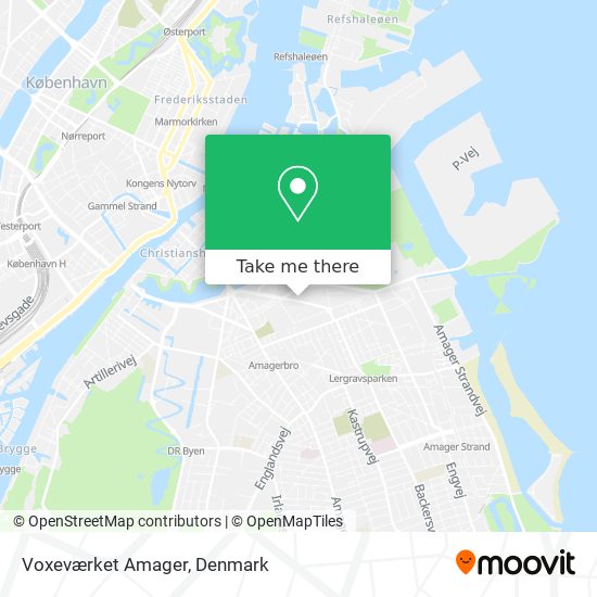 Voxeværket Amager map