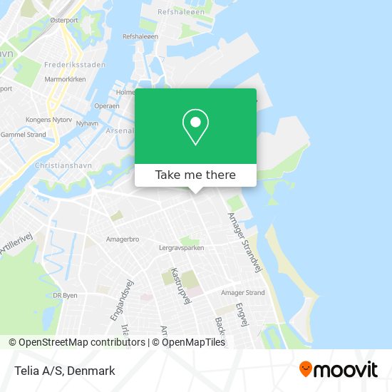 Telia A/S map