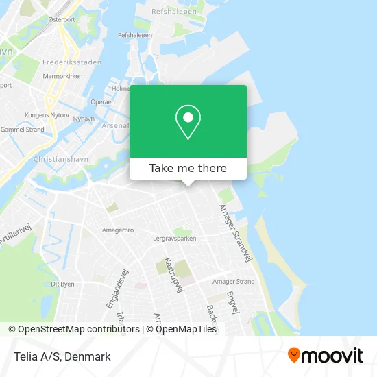 Telia A/S map