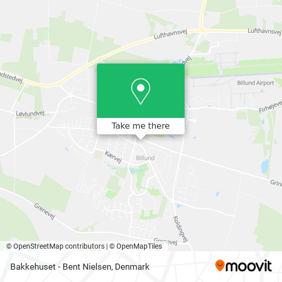 Bakkehuset - Bent Nielsen map