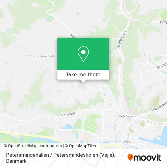 Petersmindehallen / Petersmindeskolen (Vejle) map