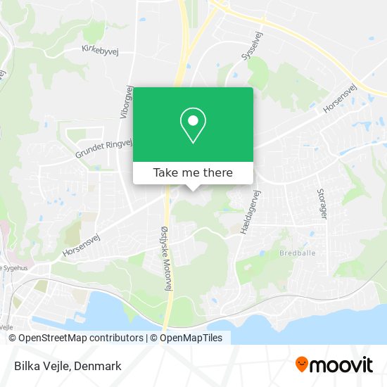 Bilka Vejle map