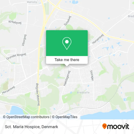 Sct. Maria Hospice map