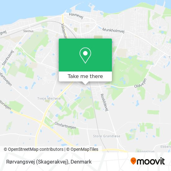 Rørvangsvej (Skagerakvej) map