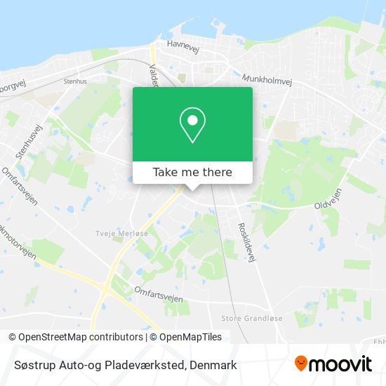 Søstrup Auto-og Pladeværksted map