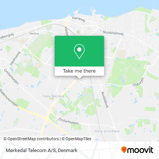 Mørkedal Telecom A/S map