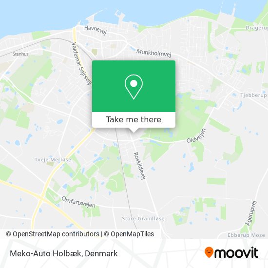 Meko-Auto Holbæk map