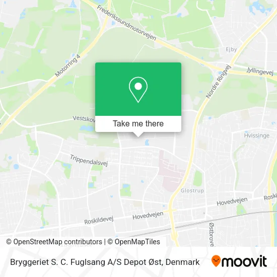 Bryggeriet S. C. Fuglsang A / S Depot Øst map