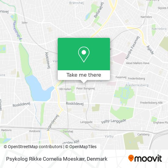 Psykolog Rikke Cornelia Moeskær map