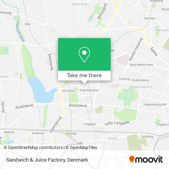 Sandwich & Juice Factory map