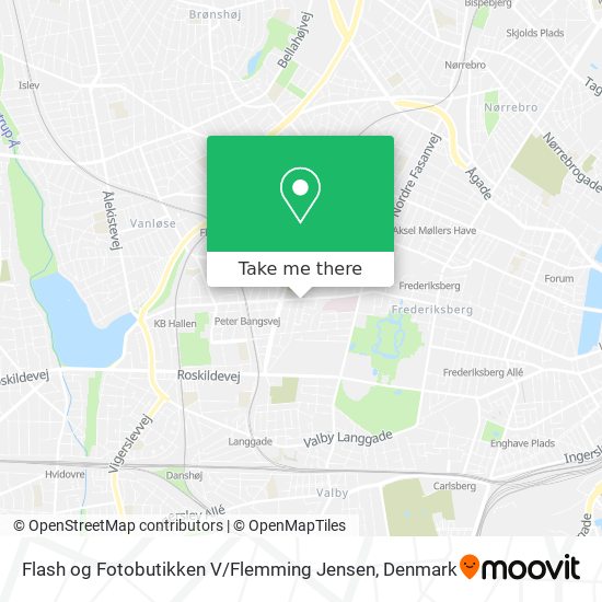 Flash og Fotobutikken V / Flemming Jensen map