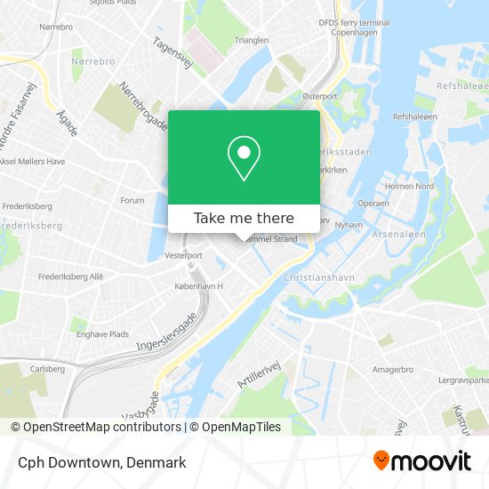 Cph Downtown map