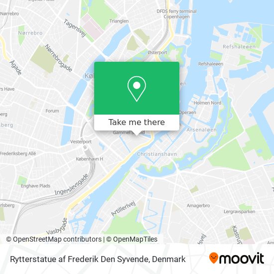 Rytterstatue af Frederik Den Syvende map