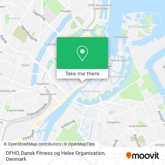 DFHO, Dansk Fitness og Helse Organisation map