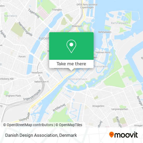 Danish Design Association map