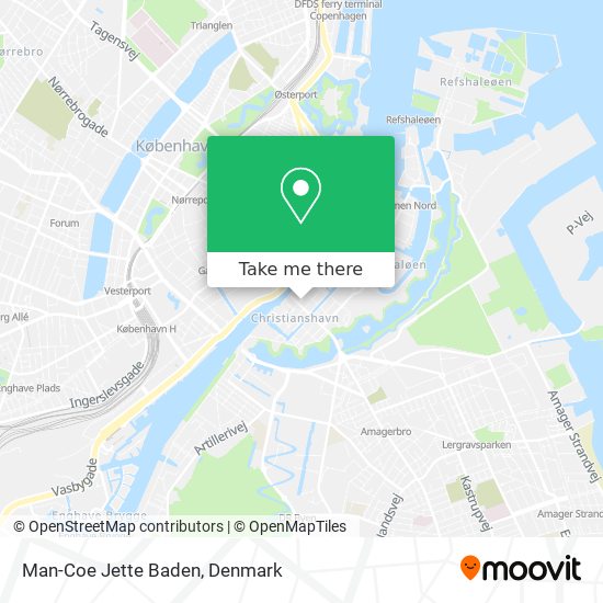 Man-Coe Jette Baden map