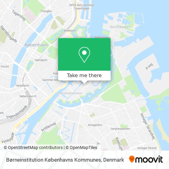 Børneinstitution Københavns Kommunes map