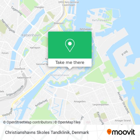 Christianshavns Skoles Tandklinik map