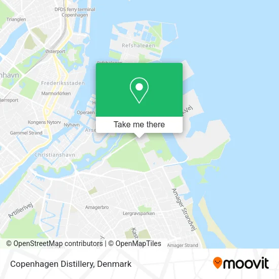 Copenhagen Distillery map