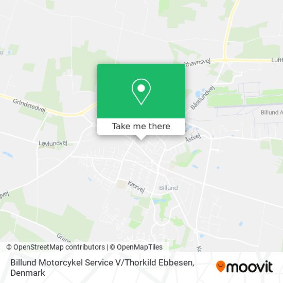 Billund Motorcykel Service V / Thorkild Ebbesen map